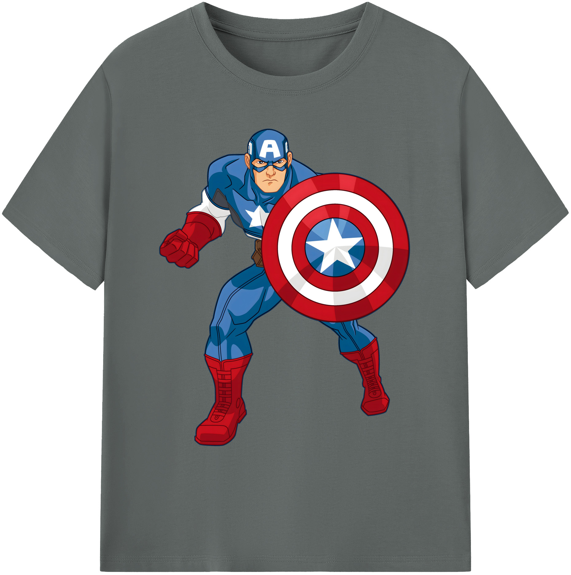 （画像用） アベンジャーズ The Avengers 綿100％ メンズ半袖Tシャツ｜肌触りやわらか＆通気性